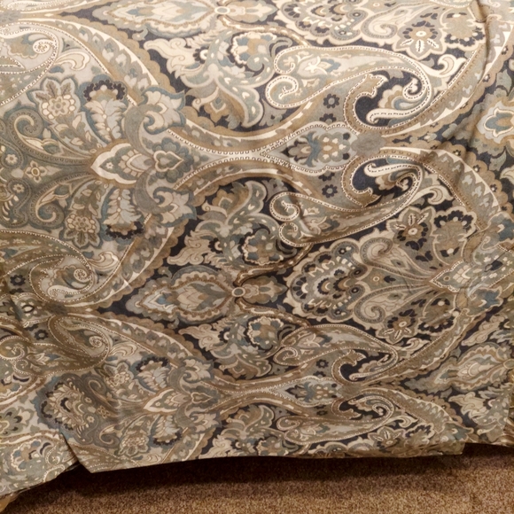 Pottery Barn Bedding Pottery Barn Mackenna Paisley King Duvet 2